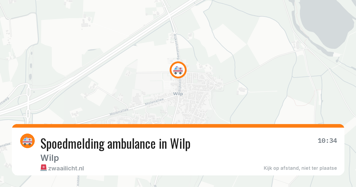 Spoedmelding ambulance in Wilp — 8 mei 2026