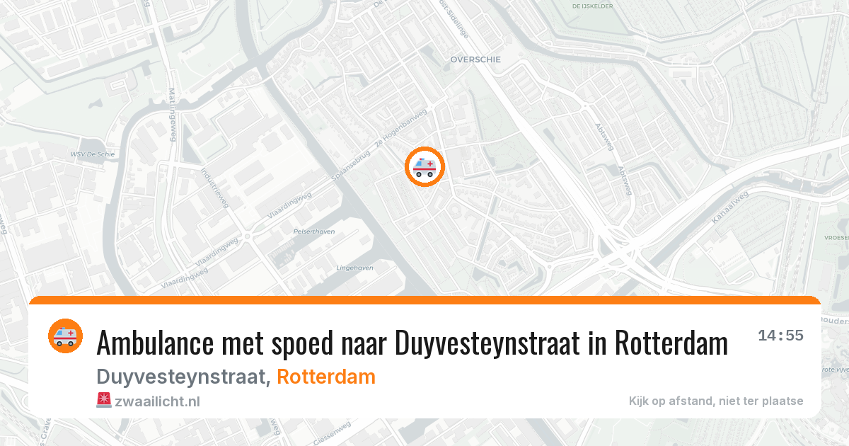 Ambulance met spoed naar Duyvesteynstraat in Rotterdam — 31 mei 2026