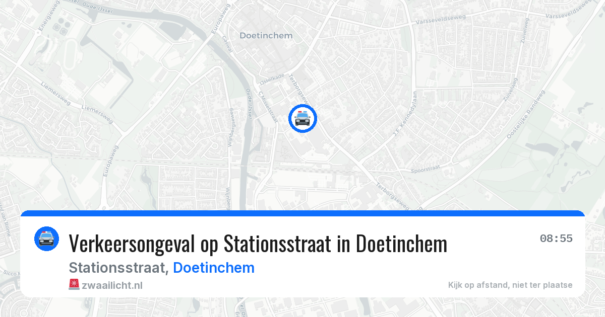 Verkeersongeval op Stationsstraat in Doetinchem — 8 mei 2026