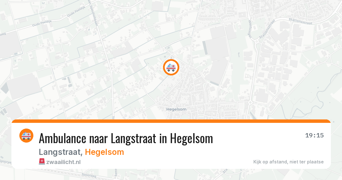 Ambulance naar Langstraat in Hegelsom — 4 jul 2026
