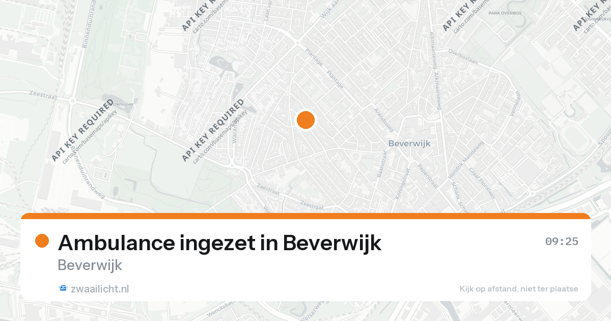 Ambulance ingezet in Beverwijk — 26 aug 2026