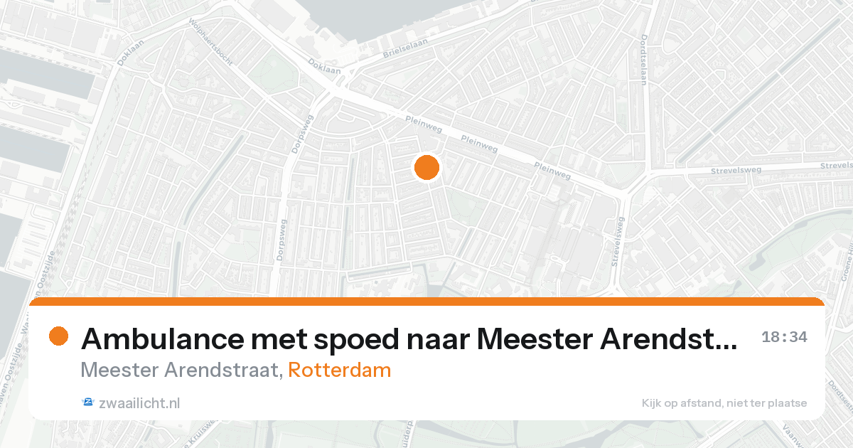 Ambulance met spoed naar Meester Arendstraat in Rotterdam — 30 jan 2026