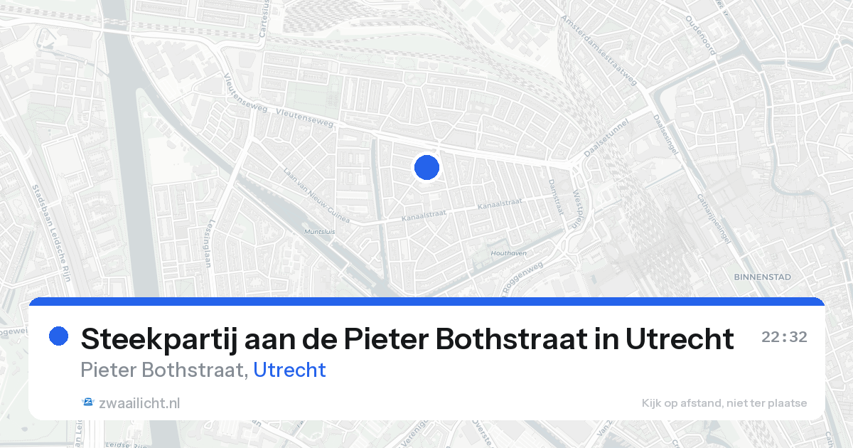 Steekpartij aan de Pieter Bothstraat in Utrecht — 19 aug 2026