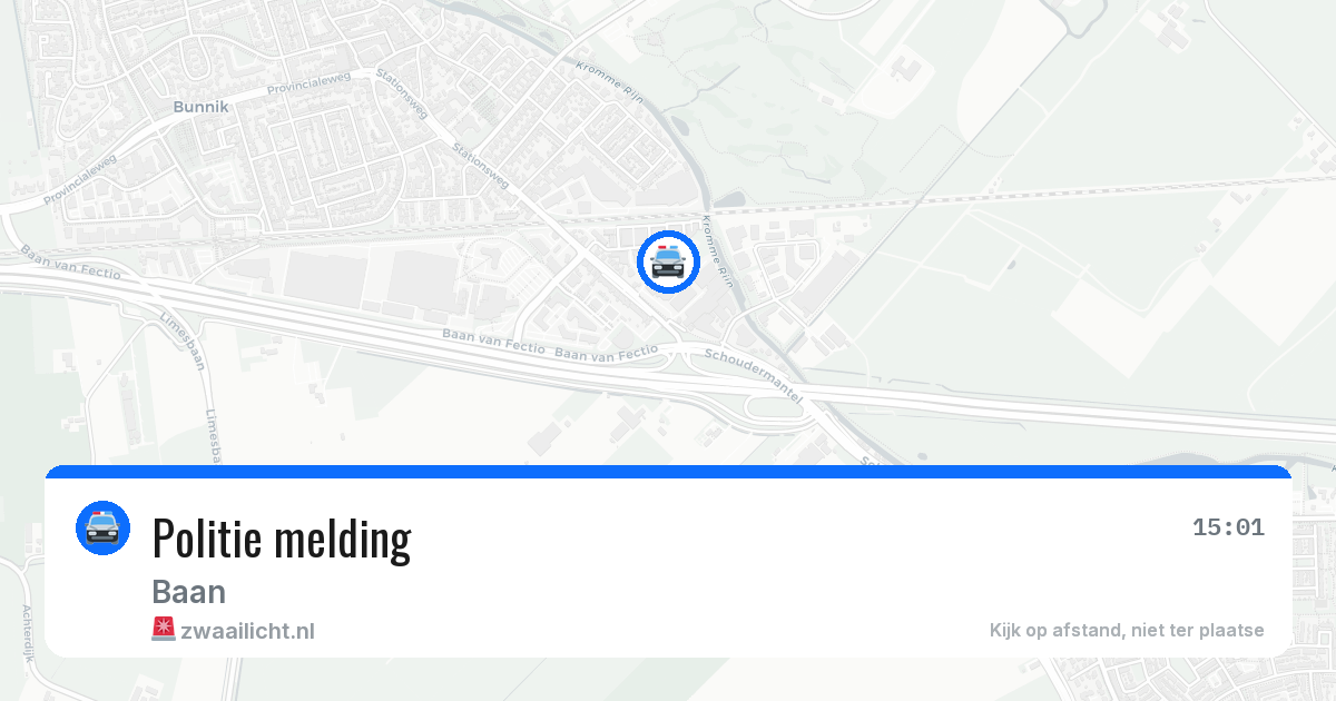 Politie melding — 3 jul 2026