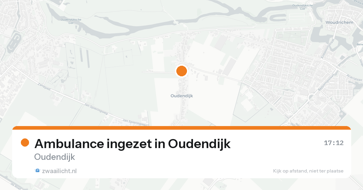 Ambulance ingezet in Oudendijk — 5 jun 2026