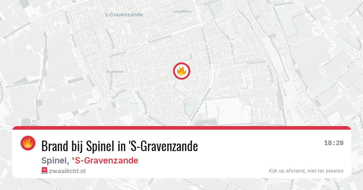 Brand bij Spinel in 'S-Gravenzande — 27 mei 2026