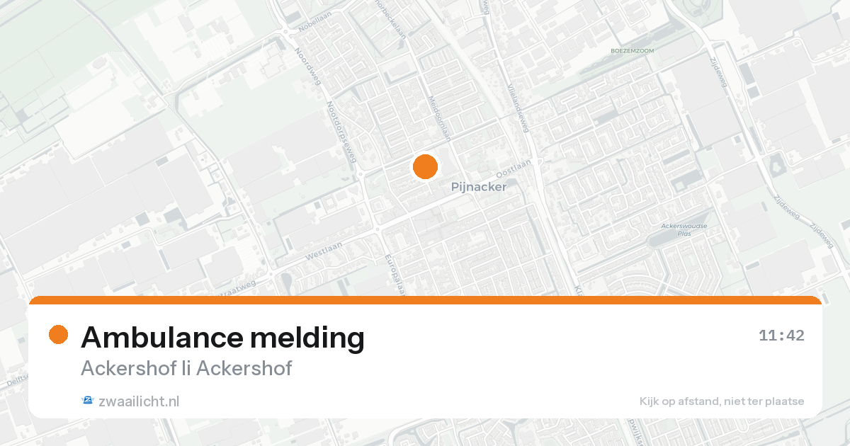 Ambulance melding — 7 feb 2026