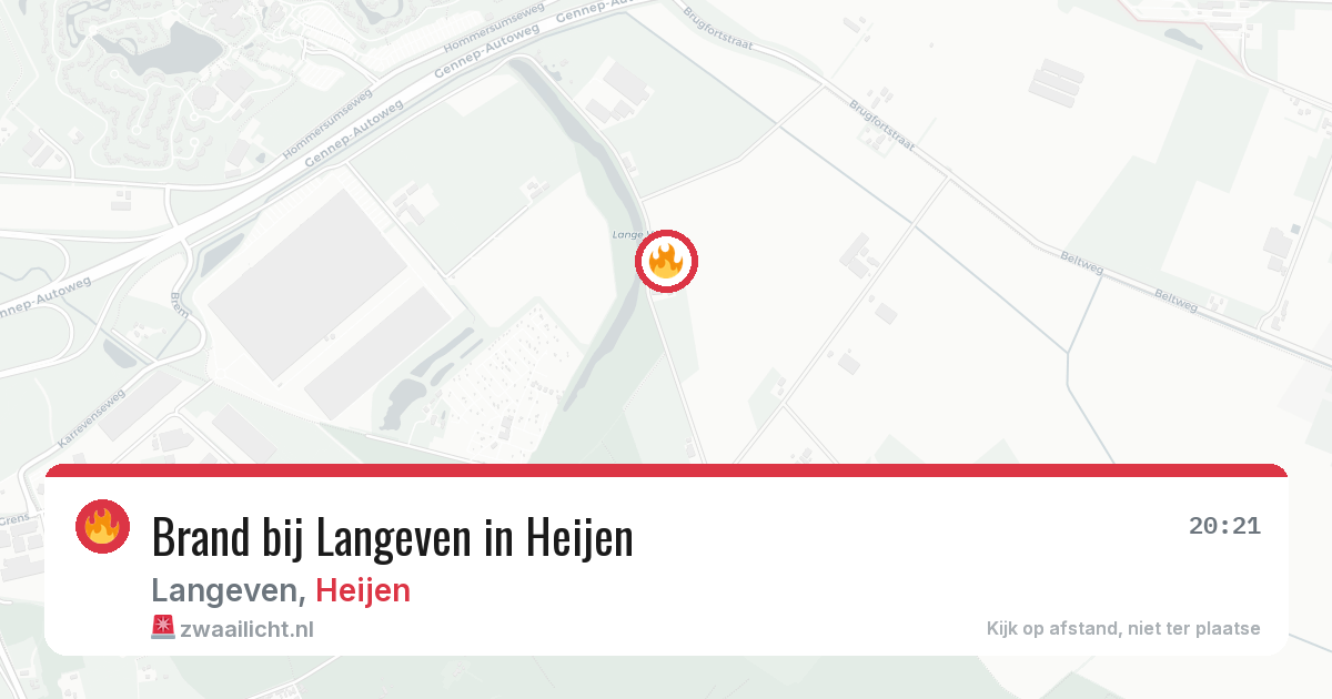 Brand bij Langeven in Heijen — 8 jun 2026