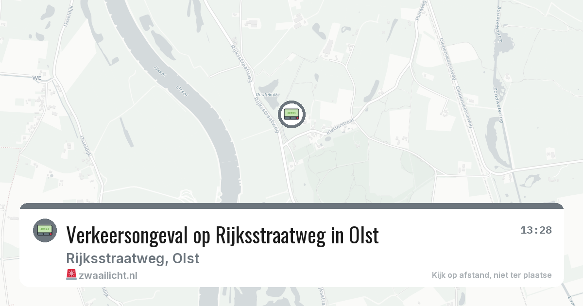 Verkeersongeval op Rijksstraatweg in Olst — 2 jul 2026