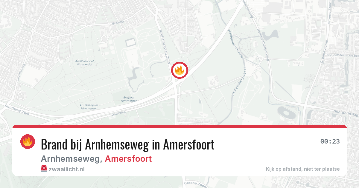 Brand bij Arnhemseweg in Amersfoort — 16 jun 2026