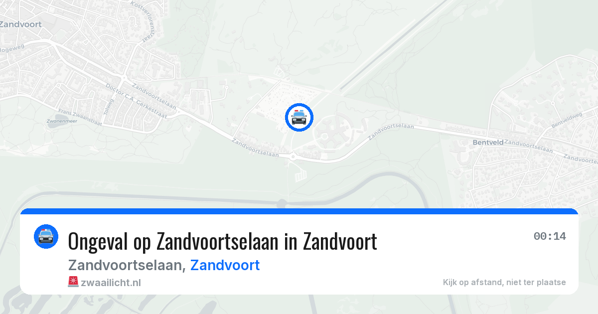 Ongeval op Zandvoortselaan in Zandvoort — 27 jun 2026