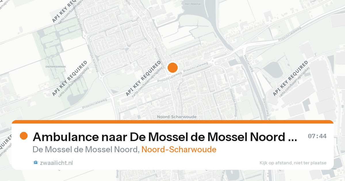 Ambulance naar De Mossel de Mossel Noord in Noord-Scharwoude — 7 feb 2026