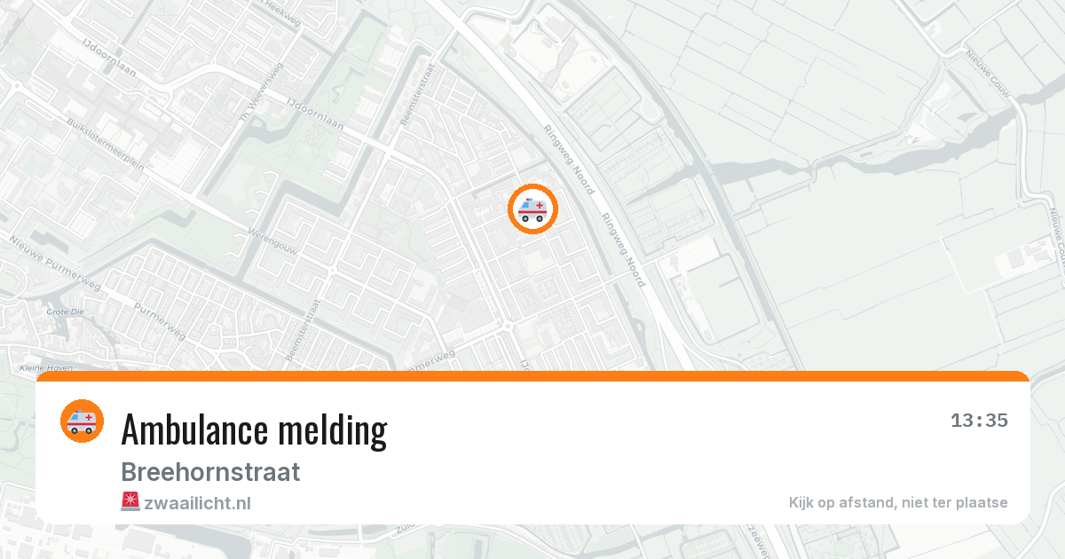 Ambulance melding — 27 apr 2026