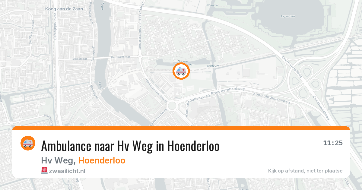 Ambulance naar Hv Weg in Hoenderloo — 26 mei 2026