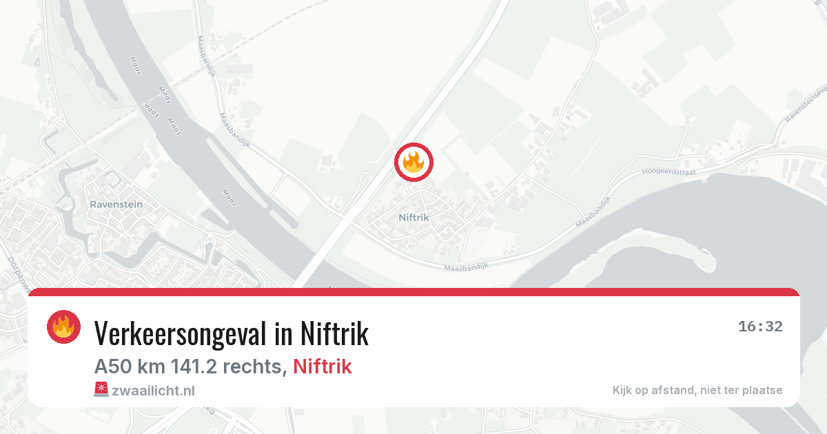 Verkeersongeval in Niftrik — 19 mrt 2026