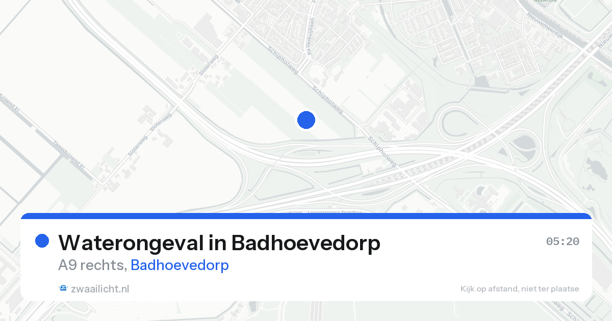Waterongeval in Badhoevedorp — 24 aug 2026