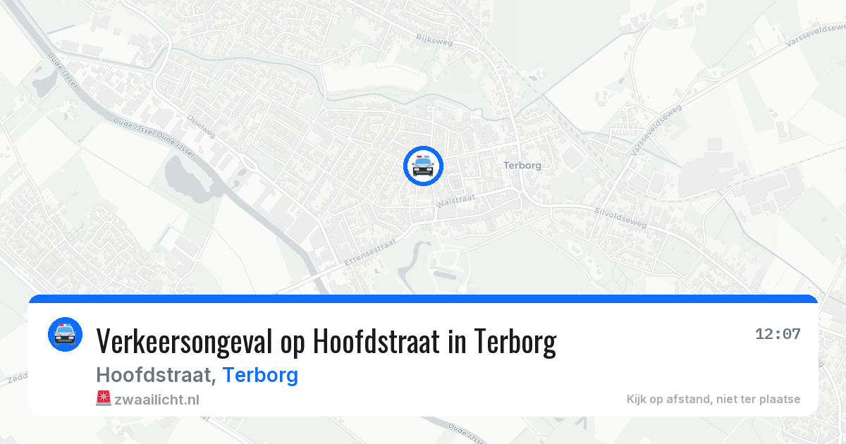 Verkeersongeval op Hoofdstraat in Terborg — 24 jun 2026