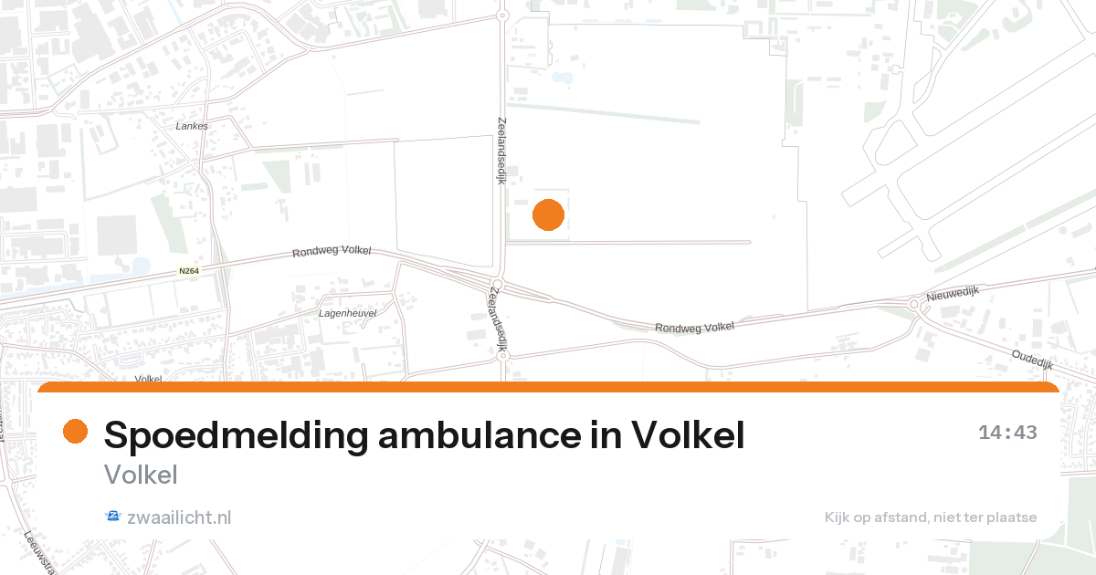 Spoedmelding ambulance in Volkel — 25 aug 2026