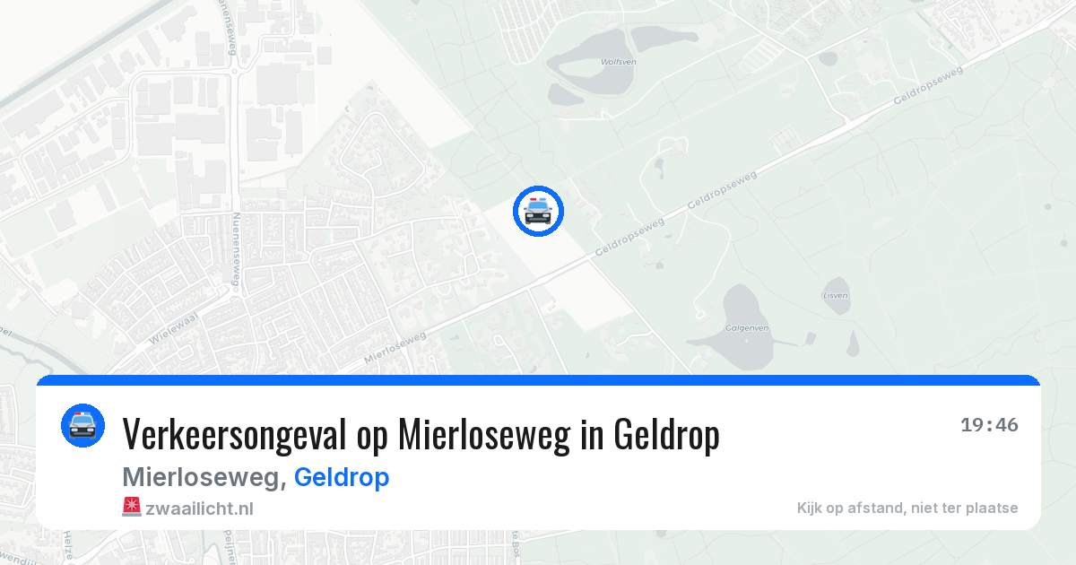 Verkeersongeval op Mierloseweg in Geldrop — 12 apr 2026