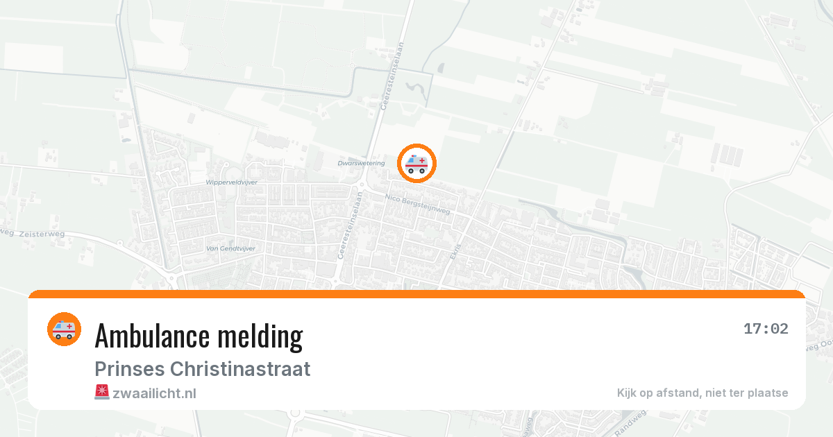 Ambulance melding — 6 jul 2026