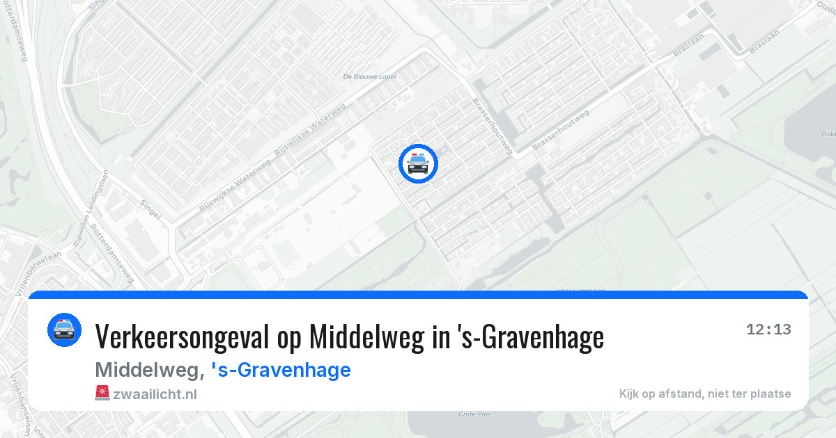 Verkeersongeval op Middelweg in 's-Gravenhage — 2 mei 2026