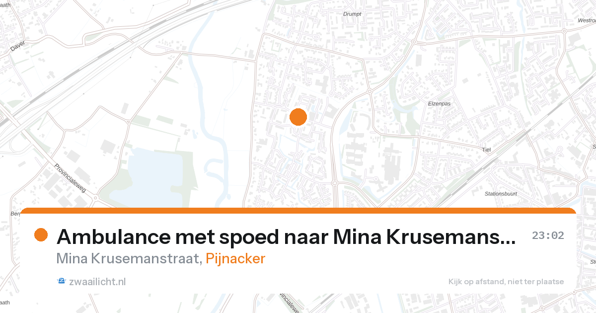 Ambulance met spoed naar Mina Krusemanstraat in Pijnacker — 24 jan 2026