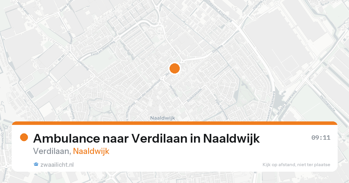 Ambulance naar Verdilaan in Naaldwijk — 31 jan 2026