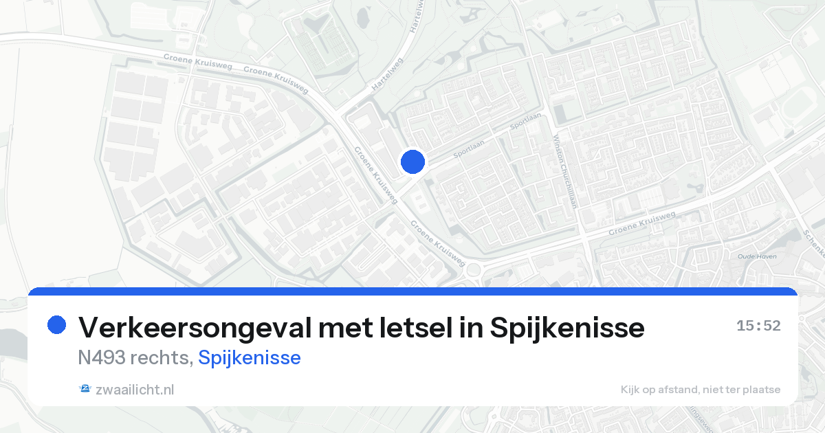 Verkeersongeval met letsel in Spijkenisse — 23 aug 2026