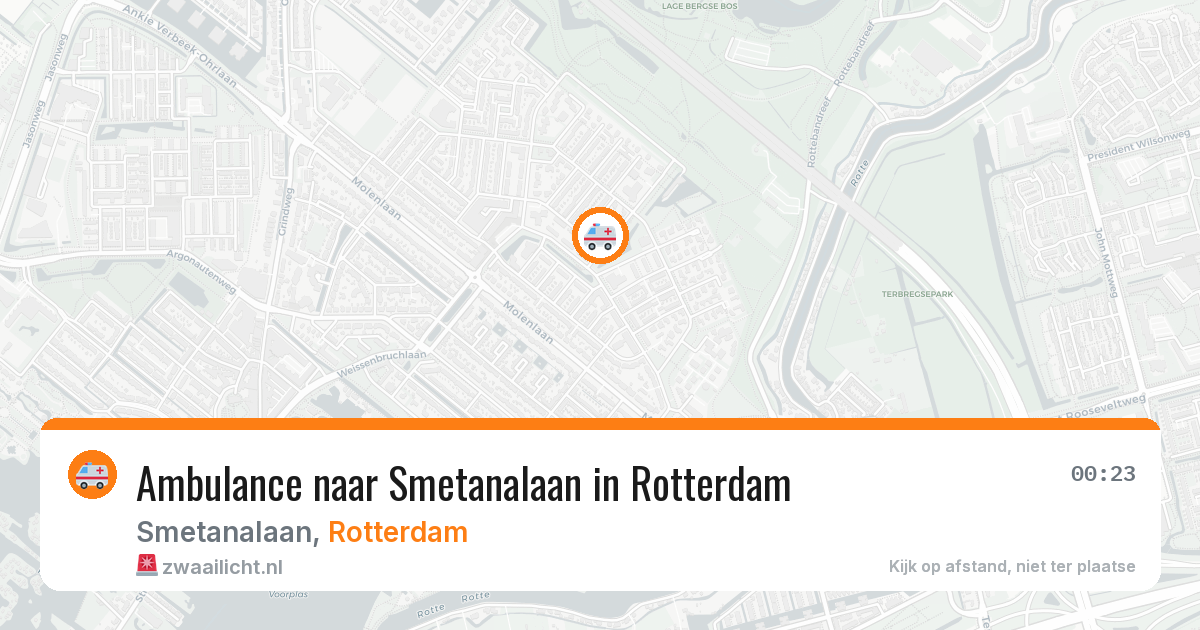 Ambulance naar Smetanalaan in Rotterdam — 5 jun 2026