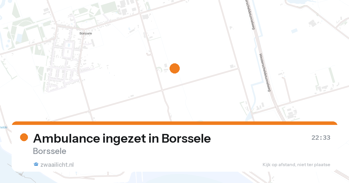 Ambulance ingezet in Borssele — 26 aug 2026