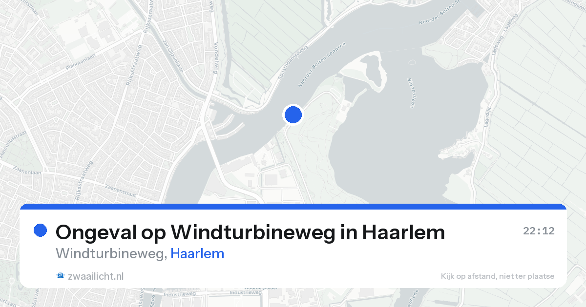 Ongeval op Windturbineweg in Haarlem — 17 aug 2026