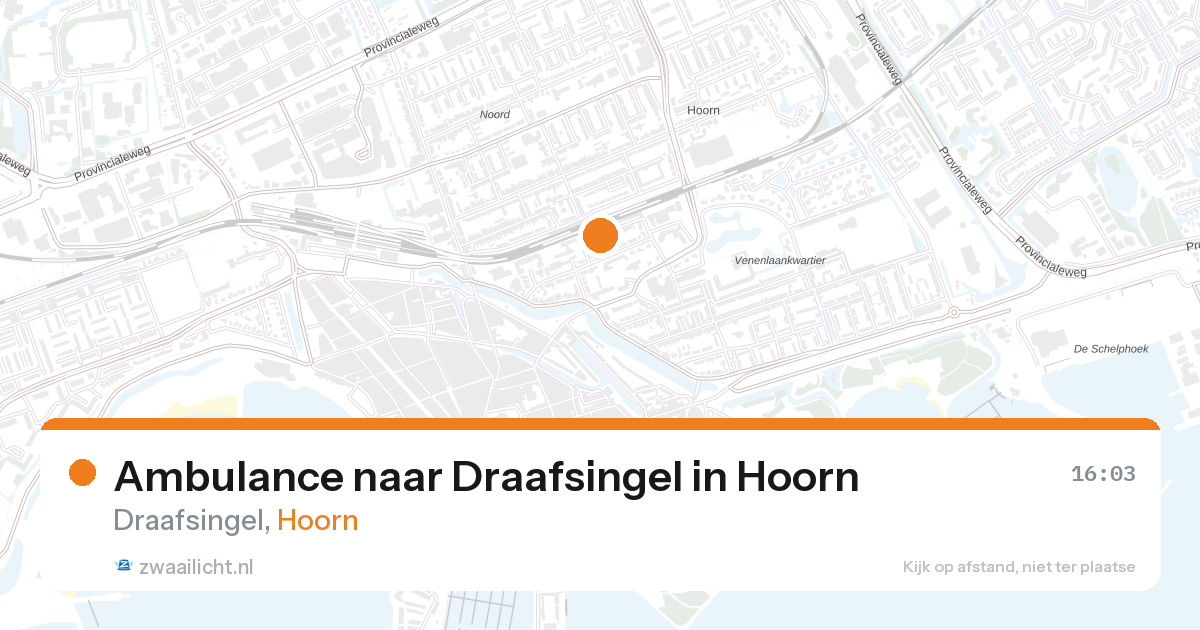 Ambulance naar Draafsingel in Hoorn — 27 aug 2026