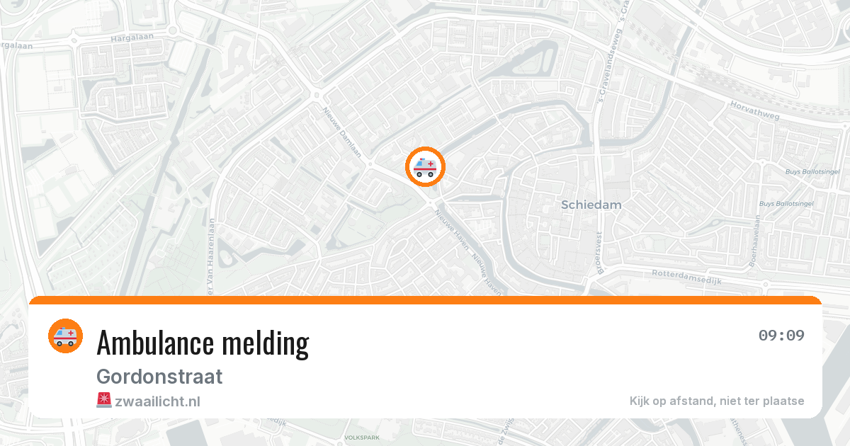 Ambulance melding — 5 mei 2026