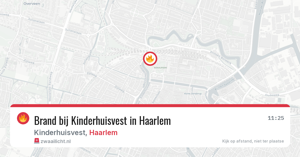Brand bij Kinderhuisvest in Haarlem — 2 jul 2026
