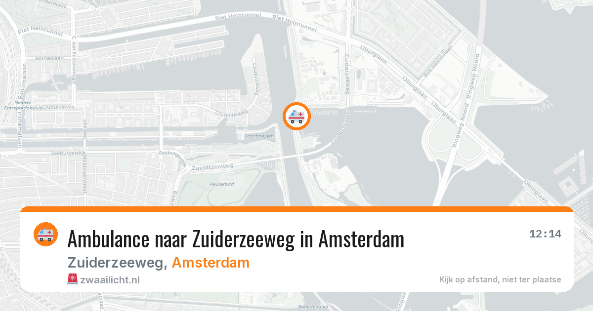 Ambulance naar Zuiderzeeweg in Amsterdam — 29 jun 2026