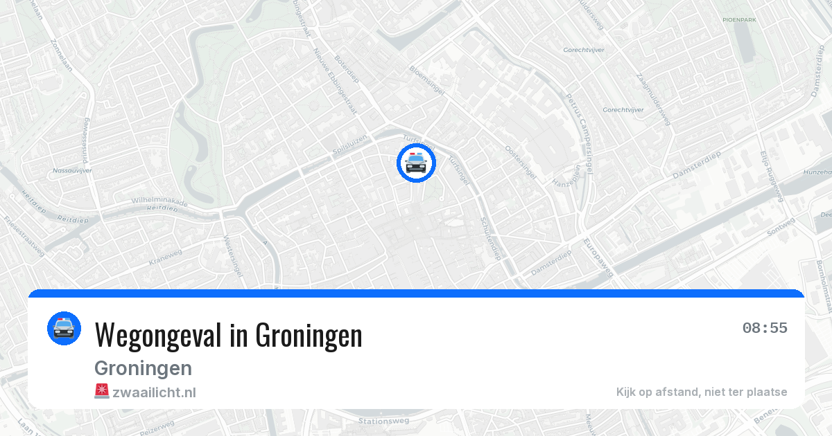 Wegongeval in Groningen — 20 jul 2026