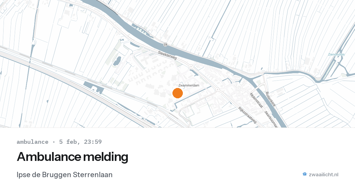 Ambulance melding — 5 feb 2026