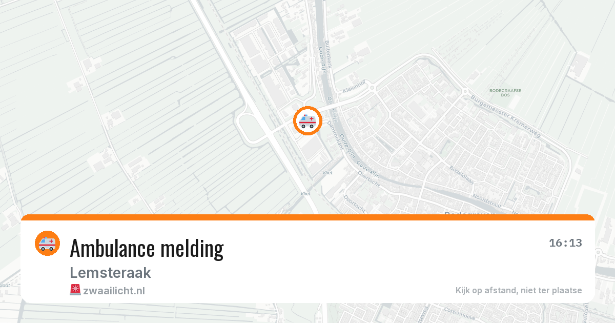 Ambulance melding — 8 feb 2026