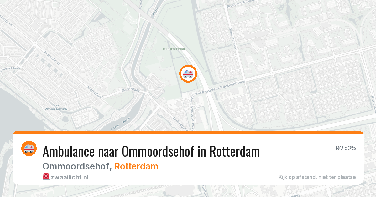 Ambulance naar Ommoordsehof in Rotterdam — 31 mrt 2026