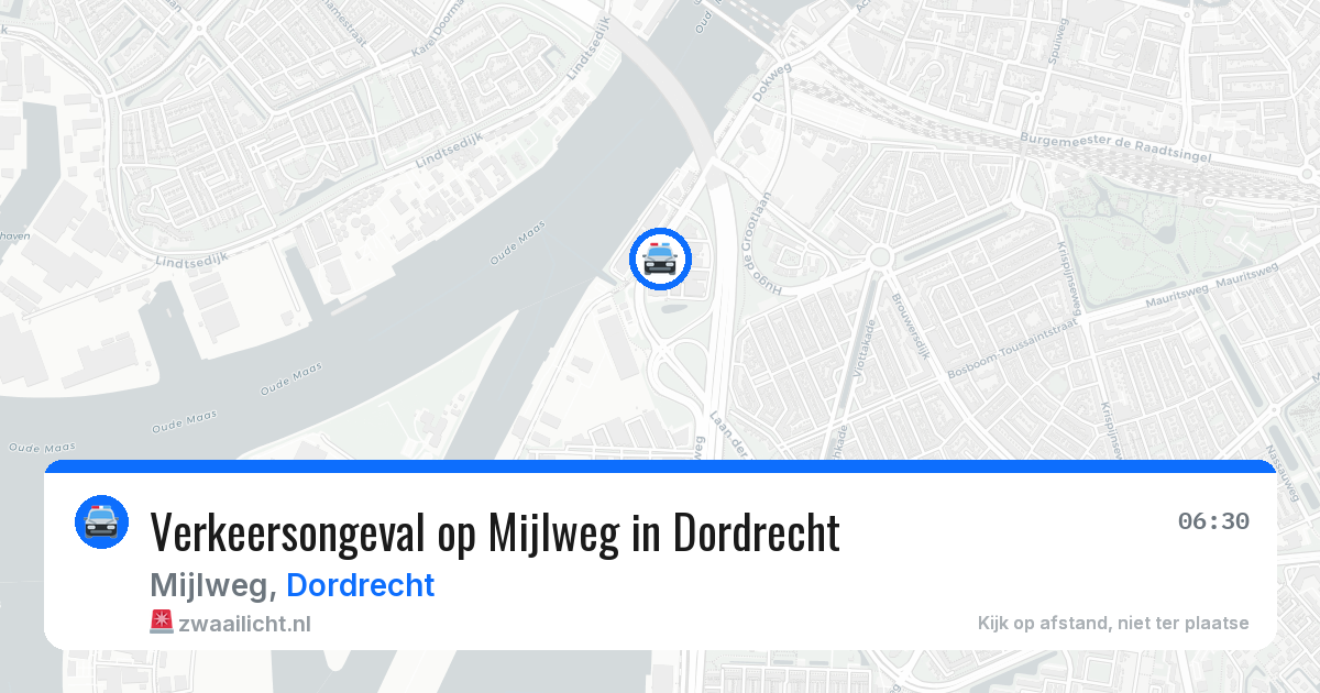 Verkeersongeval op Mijlweg in Dordrecht — 21 jan 2026