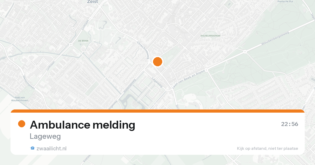 Ambulance melding — 7 feb 2026