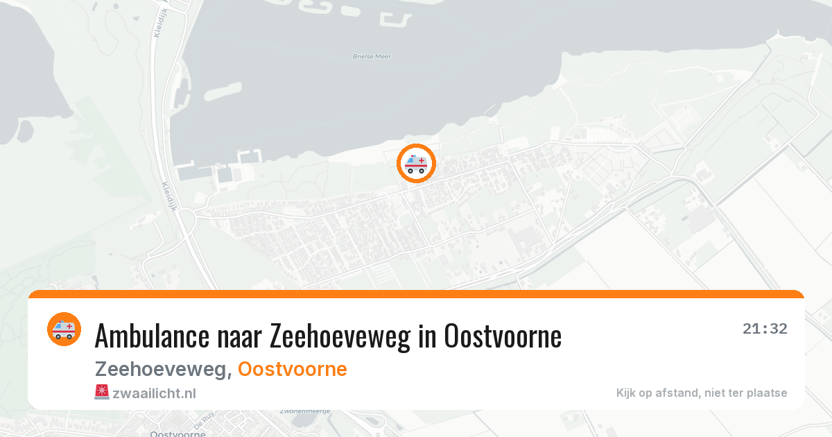 Ambulance naar Zeehoeveweg in Oostvoorne — 13 mei 2026