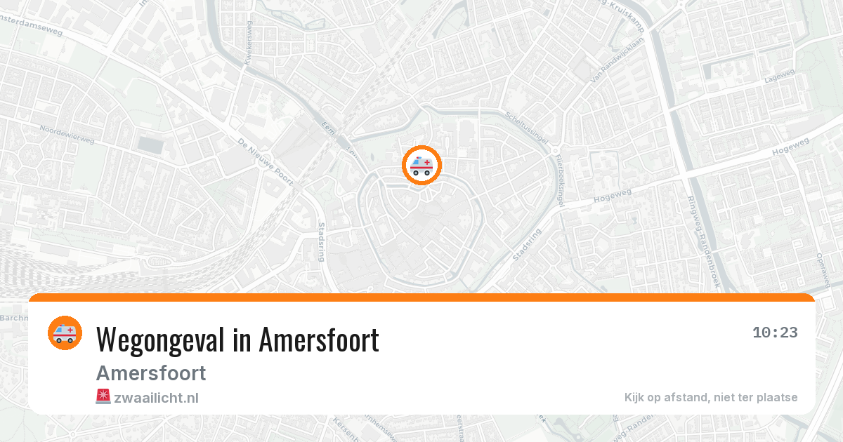 Wegongeval in Amersfoort — 15 mei 2026