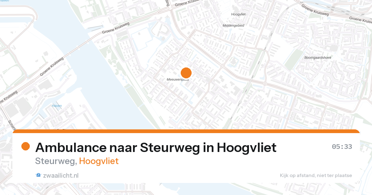 Ambulance naar Steurweg in Hoogvliet — 7 feb 2026