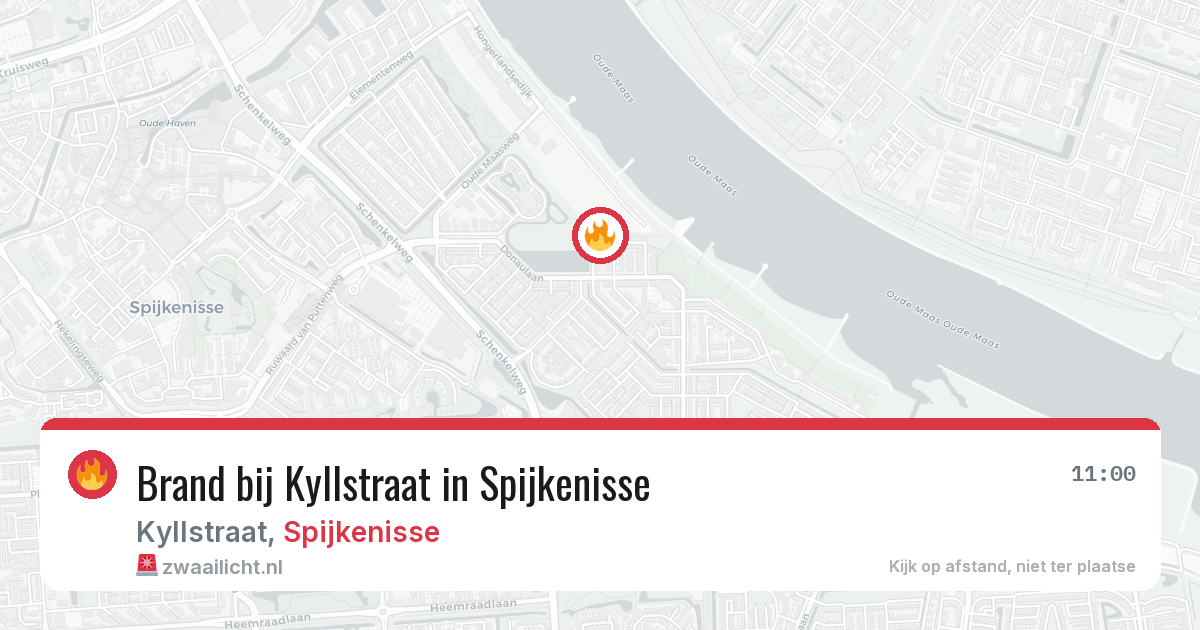 Brand bij Kyllstraat in Spijkenisse — 15 mei 2026