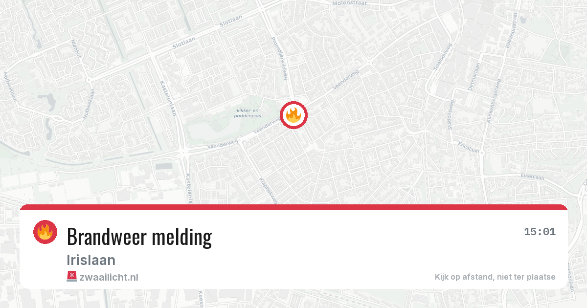 Brandweer melding — 19 jun 2026