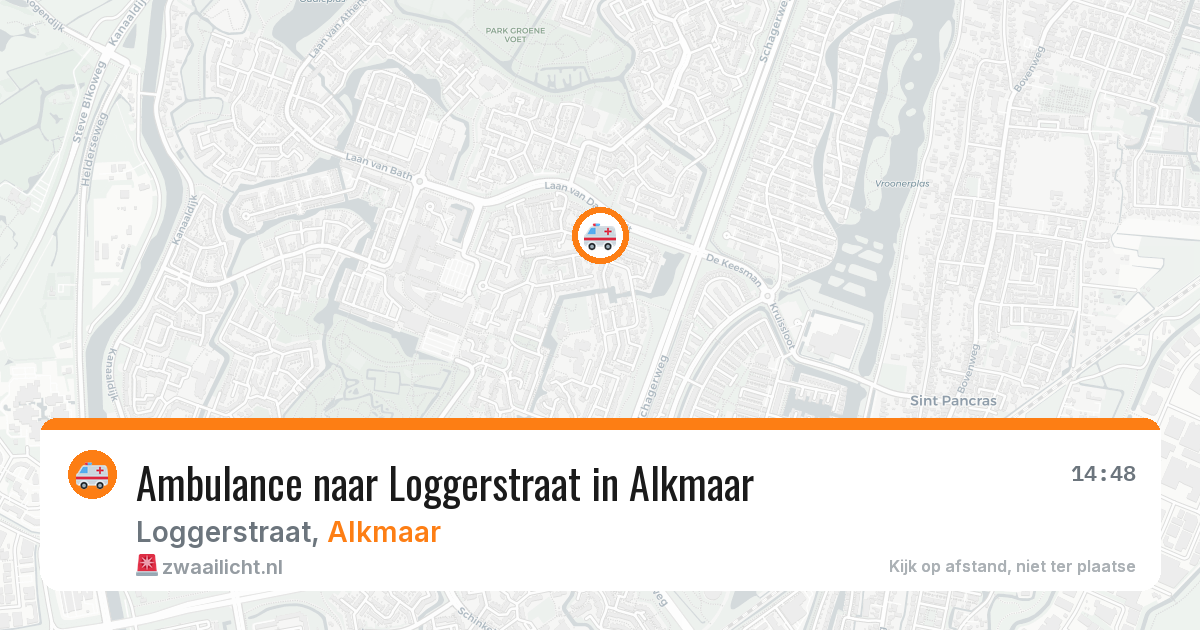 Ambulance naar Loggerstraat in Alkmaar — 31 jul 2026
