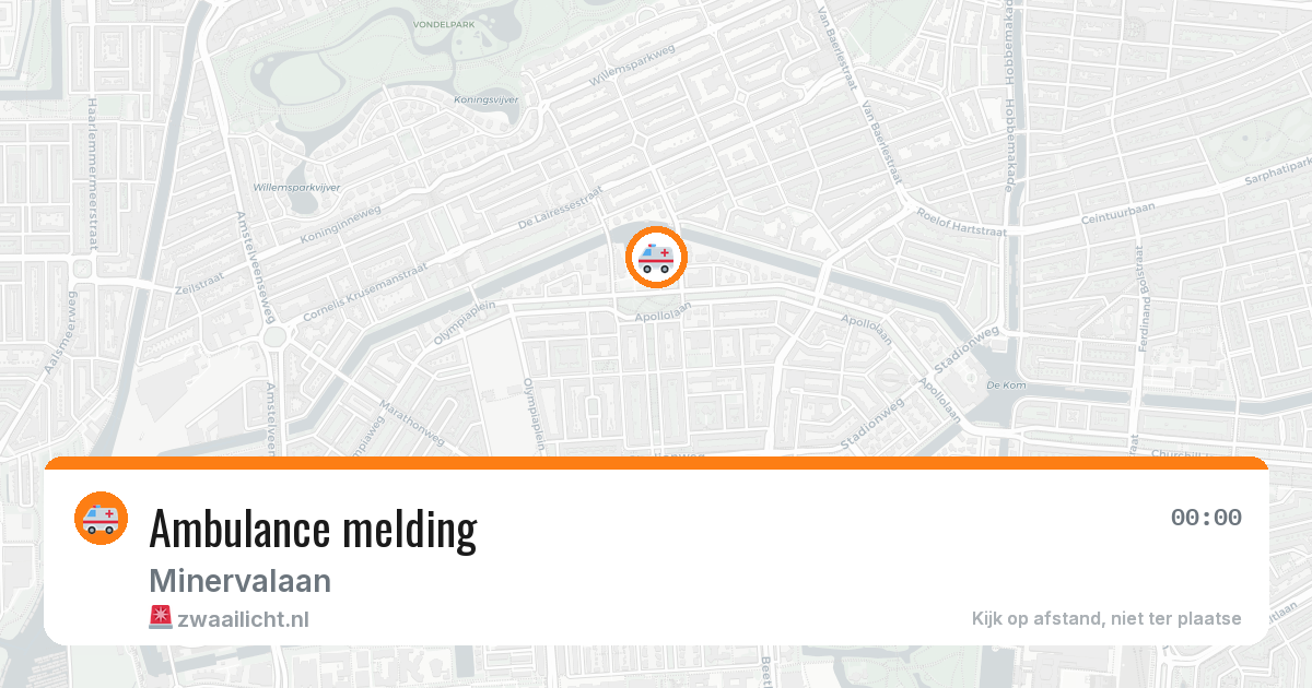 Ambulance melding — 20 jun 2026