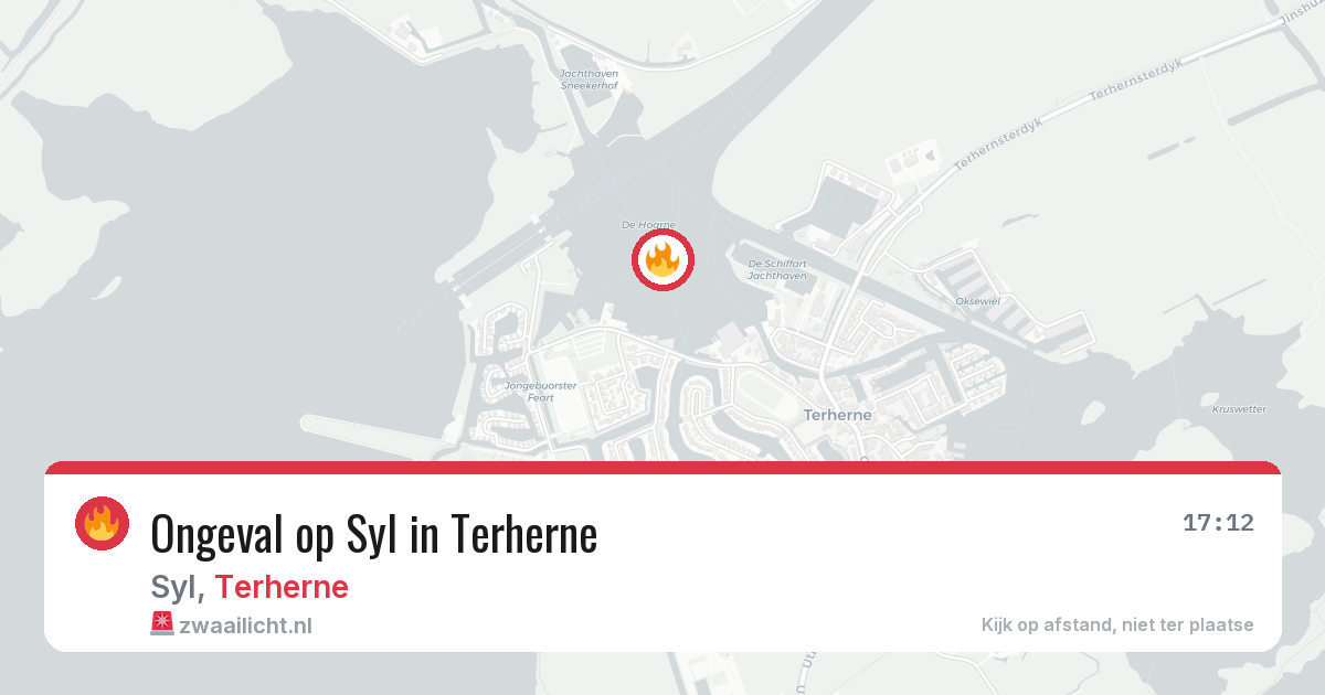 Ongeval op Syl in Terherne — 19 jun 2026