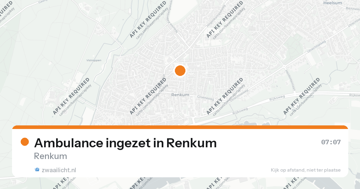 Ambulance ingezet in Renkum — 7 feb 2026